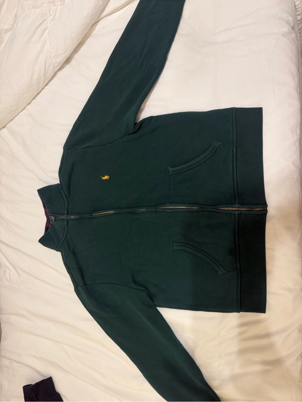 Ralph Lauren Boys Forest Green Zip-Up Jacket